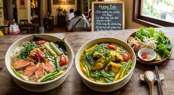 Hương Bản - Bún Cá Hồi & Bún Cá Tầm