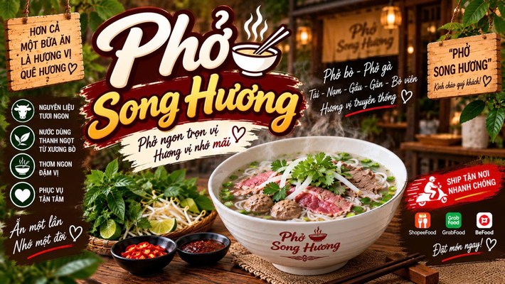 Phở Song Hương - Nguyễn Đình Chiểu