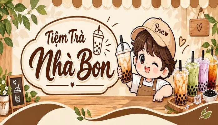 Tiệm Trà Nhà Bon - 816/3 Hùng Vương