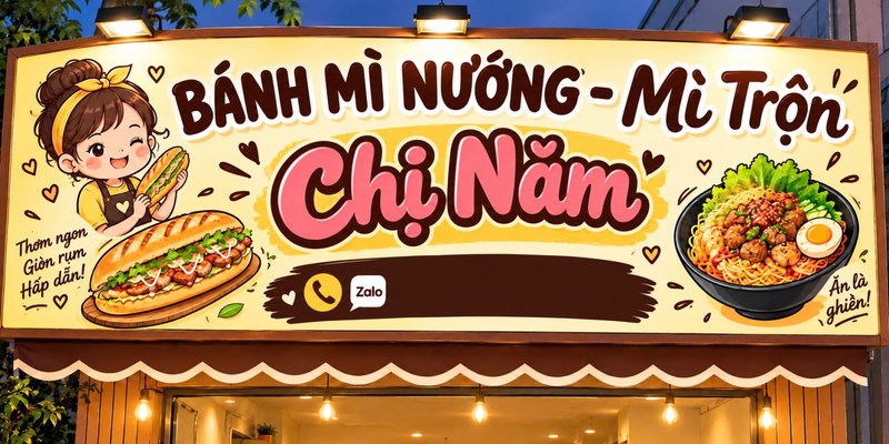 Bánh Mì Nướng & Mì Trộn - Chị Năm