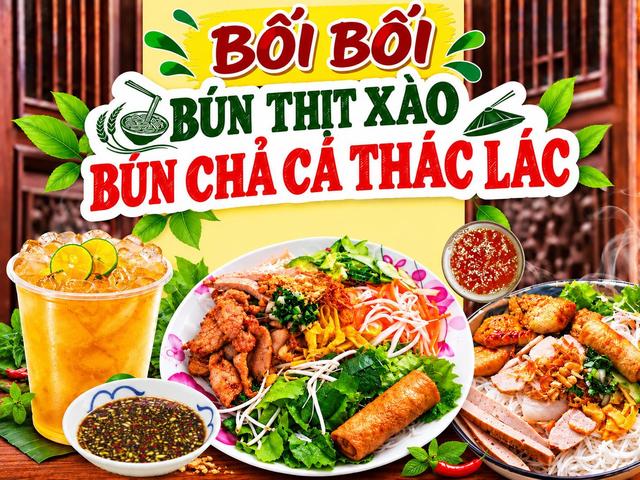 Ăn Vặt Bối Bối - Bún Thịt Xào & Bún Chả Cá Thác Lác - Phạm Văn Thuận