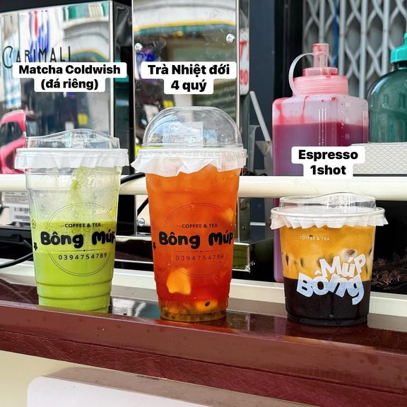 BÔNG MÚP - Cà Phê, Ca Cao & Matcha