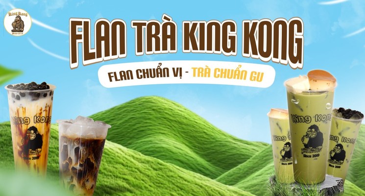 Flan Trà KING KONG