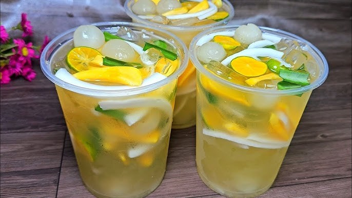 Su Dâu Milk Tea - Chanh Leo Lắc Sữa & Nước Dừa Dứa