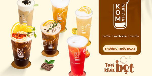 Kom Phê Cha - Kombucha, Cafe & Matcha - Phố Lụa Vạn Phúc