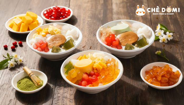 Chè Domi - Bánh Cuốn Mão Điền, Chè Sầu & Chè Xoài
