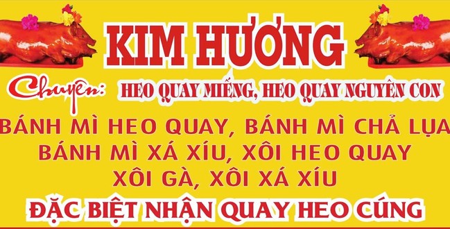 Heo Quay Kim Hương - Heo Quay Miếng Da Giòn & Bánh Mì Heo Quay