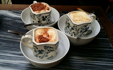 Cafe trứng sữa