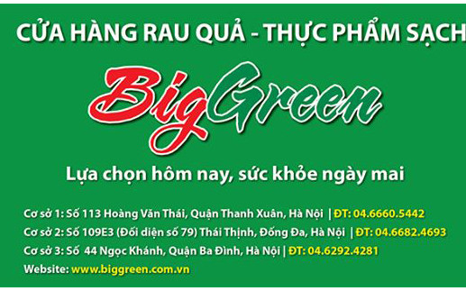 Thực Phẩm Sạch Biggreen - Thái Thịnh