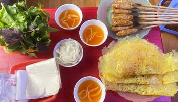 Bánh sèo đội cấn