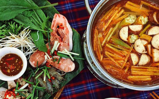 Bánh tráng cuốn thịt heo