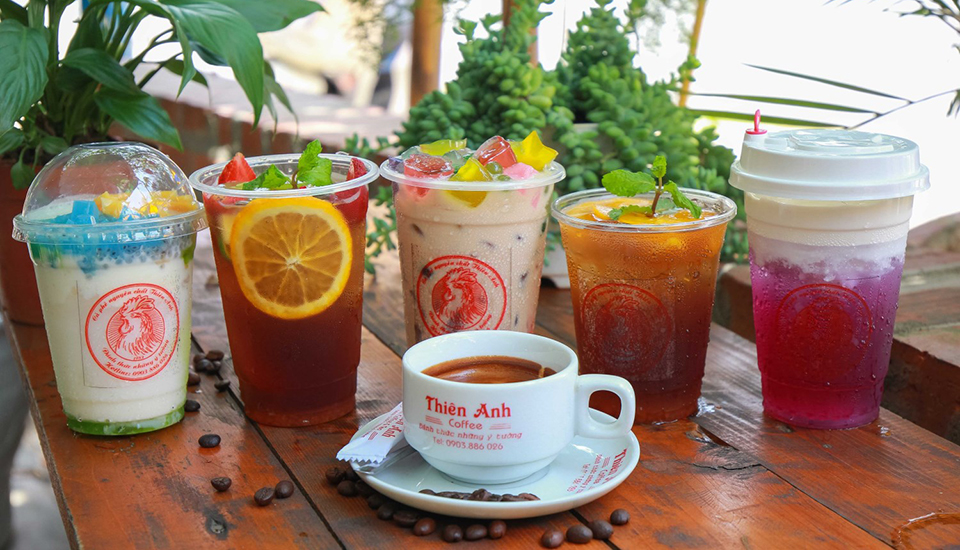 Thien Anh Coffee and Nut milk
