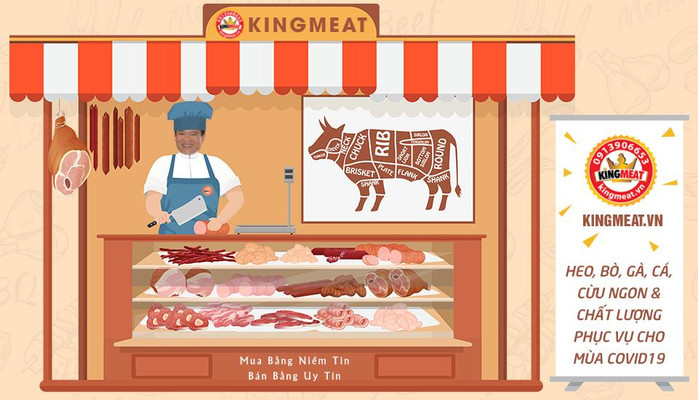 KingMeat - Bò, Bê, Cừu Nhập Khẩu - Trần Quốc Toản