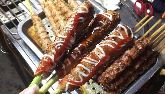 Xiên Sún Quán - Thịt Xiên Cuốn Sả