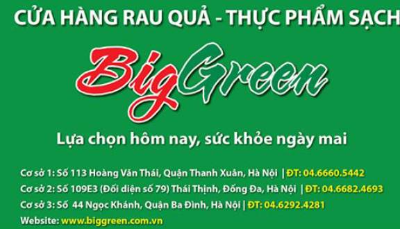 Thực Phẩm Sạch Biggreen - Khương Trung
