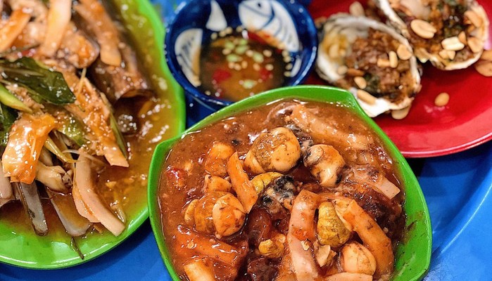 Tuyến Ốc - Khoai, Ốc & Cút Lộn Xào Me