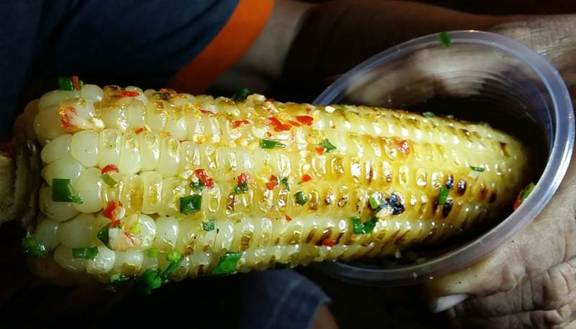 Quy Rùa - Bắp Nướng Mỡ Hành