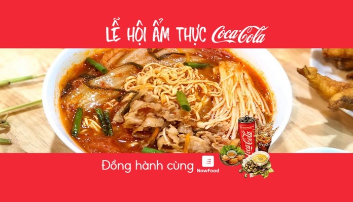 FoodFest - Hai Anh Cận - Bún & Mì Kim Chi Bò Mỹ - NowFood x Coca