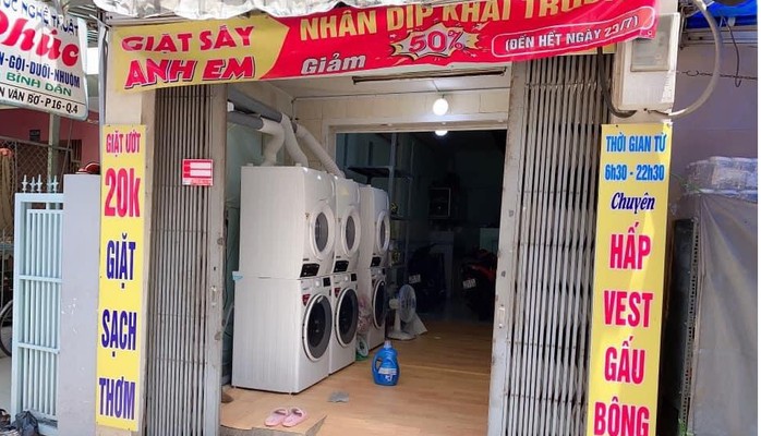 Cửa Hàng Giặt Sấy Anh Em