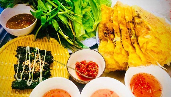 Bánh Xèo Giòn Giòn - Bò Nướng Lá Lốt Mỡ Chài