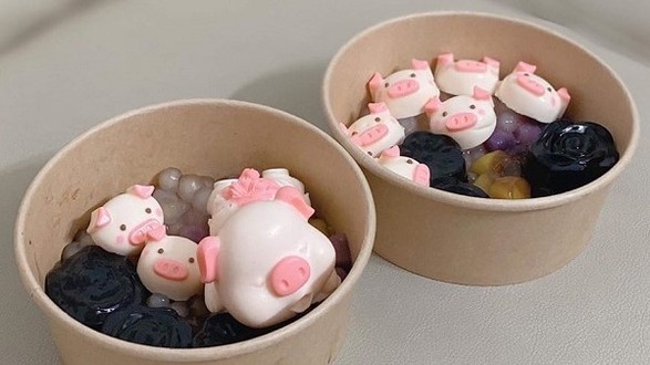 Jack Chè Heo - Flan - Yogurt