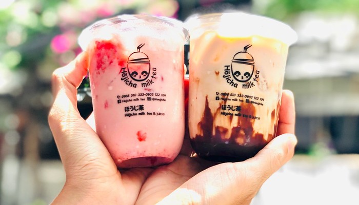Hojicha Milk Tea - Trà Sữa & Trà Dâu - Bùi Thị Xuân