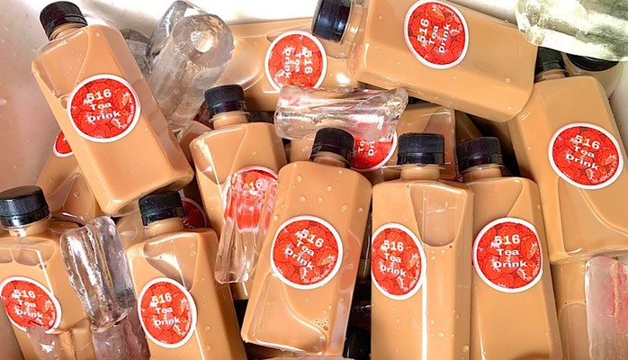 Trà Dâu 516 - Trà Dâu & Trà Sữa Đóng Chai - Hồng Bàng