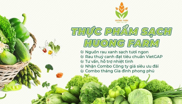 HuongFarm - Nông Sản Việt - Rau Củ Quả Xanh