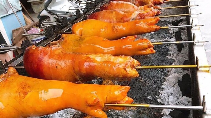 Ẩm Thực Xứ Lạng - Chân Giò Quay & Khâu Nhục