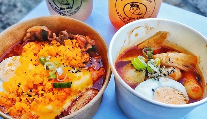 Bin Múp - Bánh Tráng Nướng & Bắp Xào Trứng Muối Phô Mai