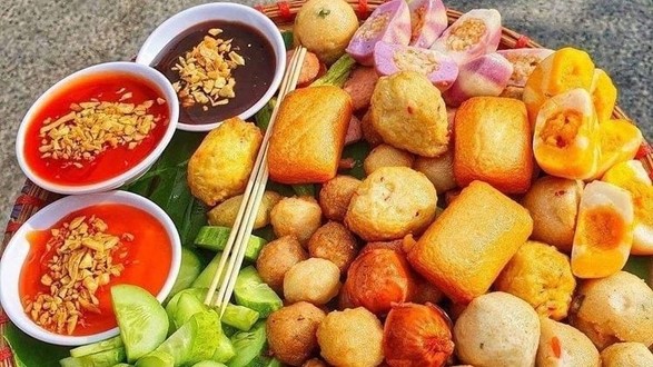 Xiên Que Mon Mon - Cá Viên Chiên - Nguyễn Thị Thập