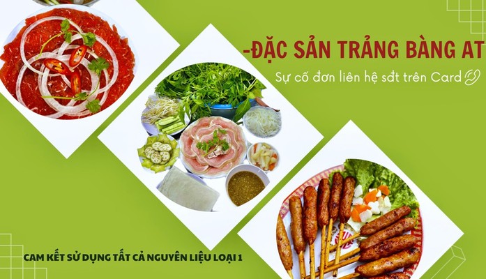 Đặc Sản Trảng Bàng AT - Bánh Canh & Bánh Tráng Phơi Sương Cuộn Rau Rừng - Đường 42