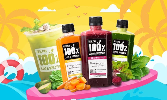 Nước Ép Detox Rau Củ Quả Trái Cây - 100% Juice & Smoothie
