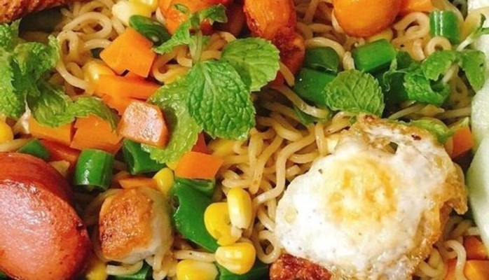 Gấu Food - Mì Trộn Indomie, Cá Viên Chiên Mắm & Ăn Vặt