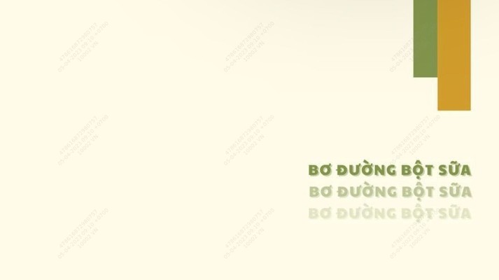 Bơ Đường Bột Sữa - Nguyễn Khuyến