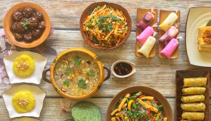 Cơm Chay Tâm Thái - Lẩu An Vui 69k, Gỏi Cuốn 19k