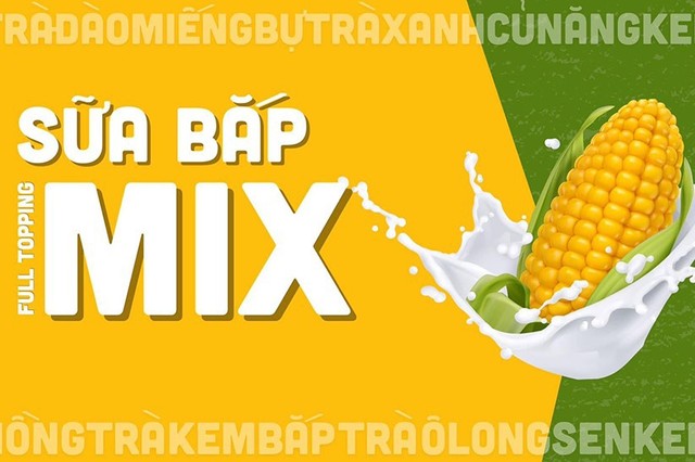 Sữa Bắp Mix - Trà Sữa Bắp, Sữa Hạt Dinh Dưỡng - Âu Cơ