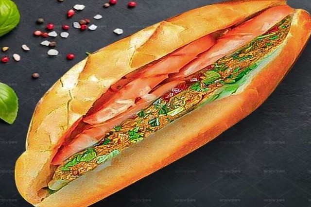 Bánh Mì Con Heo - Bánh Mì Kẹp Chả & Mì Trộn Indomie