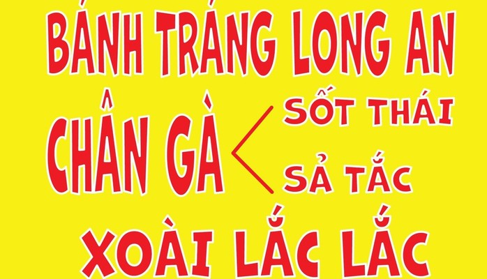 Ăn Vặt Bé Nghé - Chân Gà Sốt Thái, Chân Gà Sả Tắc & Bánh Tráng Long An - 141 Tôn Đức Thắng