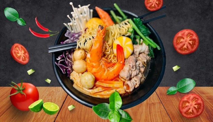 Mỳ Chua Cay Tomyum & Nộm Chân Gà Sốt Thái - Nguyễn Khánh Toàn