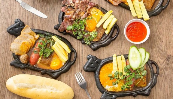 Hùng Thủy - Bánh Mỳ Chảo, Bò Né & Bánh Mỳ Pate Kẹp