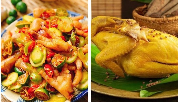 Chân Gà Sốt Thái & Gà Ủ Muối Cô Xuân -Trương Định