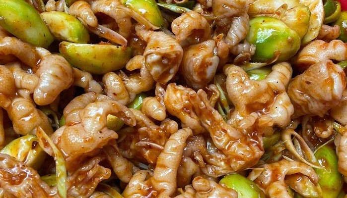Ăn Vặt Pé Rồng - Chân Gà Sốt Thái & Bánh Tráng