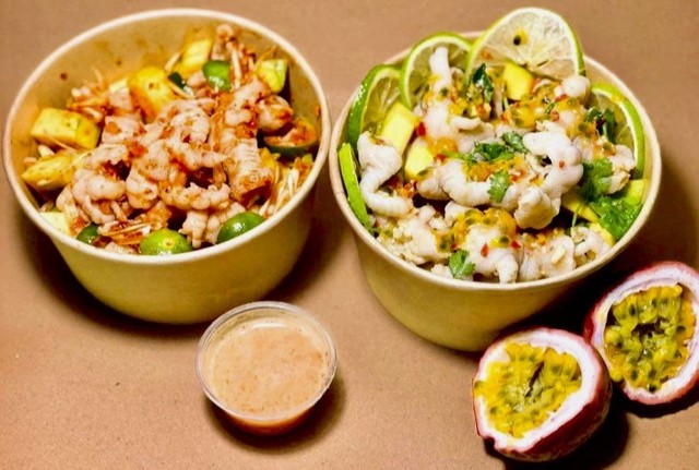 Chân Gà Cô Bốn - Chân Gà Rút Xương Sốt Thái & Ngâm Sả Tắc