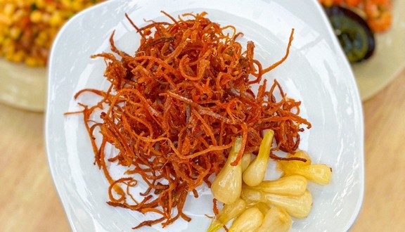 Khô Mực Chiên Dì Bày