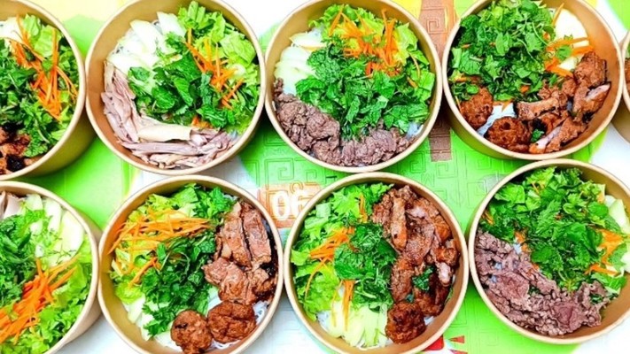 Bún Trộn - Thịt Nướng - Chu Văn An