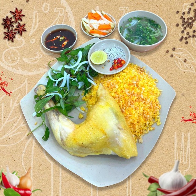 Cơm Gà Xối Mỡ - Thắng