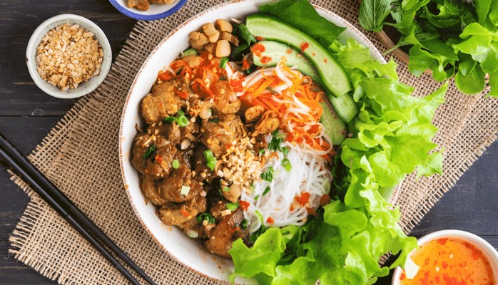 Bún Trộn Thịt Nướng - Xã Đàn 2