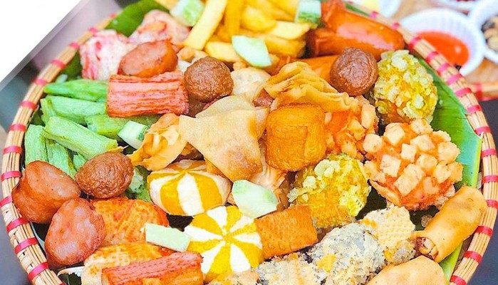Ăn Vặt NuNu 986 - Xiên Que Cá Viên Chiên & Gà Viên Bánh Gạo
