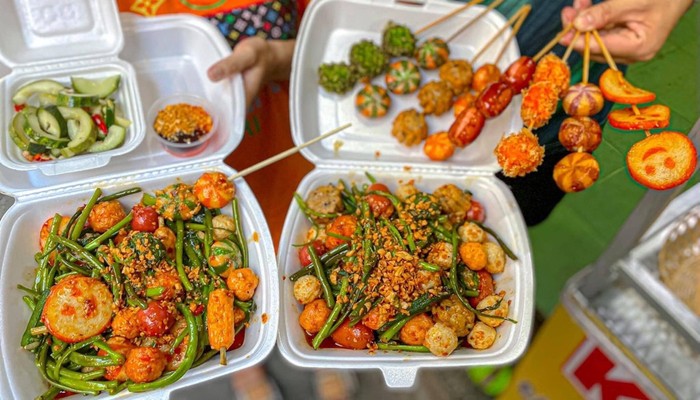 Cá Viên Chiên Sốt Mắm Ky Bụng Bự - Ăn Vặt, Cá Viên Chiên - Đường Đông Giang